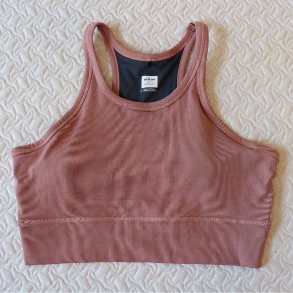 prAna | Cloud Blush Heather Becksa Bralette Soorts Bra - L - Picture 2 of 5